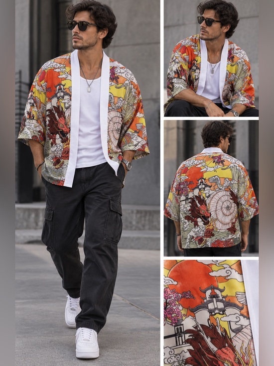 Other - MENS KIMONO STYLE TOP